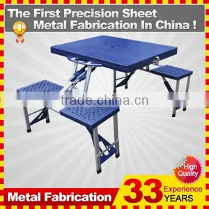 SMALL PASTIC FOLDING FOLDABLE CAMPING AND PICNIC TABLE AND CHAIRS SET IN CHINA thumbnail-1