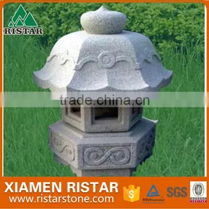 Chinese Grey Granite Garden Stone Lantern for Sale thumbnail-1