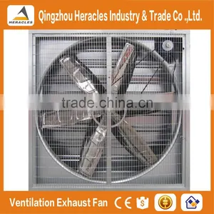 Heracles High Quality Low Noise Drop Hammer Type Ventilation Exhaust Fan for Greenhouse thumbnail-1