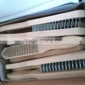 Polishing Steel Wire Brush With Wooden Handle thumbnail-6