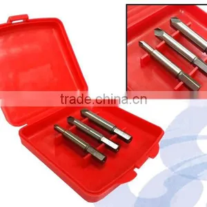 3PC HSS Screw Extractor Set With Quick Hex Shank for Power Tools thumbnail-2