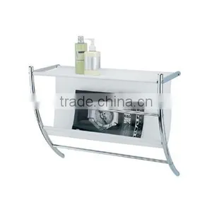 Stainless Steel Simple Style Towel Rack, Bathroom Rotate Towel Hanger thumbnail-6