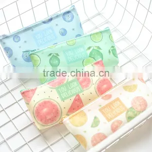 Eco-friendly Custom Printed Pencil Case Clear Pvc Pencil Pouch by Chiqun thumbnail-2