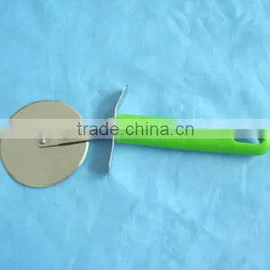 Stainless Steel Pizza Cutter With PP Handle,green thumbnail-1