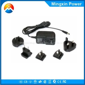 Wholesale Interchangeable Plug ac Power Adaptor 12 Volt 1amp With EU UK AU US Plug For Home thumbnail-5