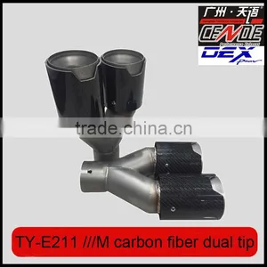 Auto Tuning Carbon Fiber Exhaust Tips Laser M for Bmw thumbnail-1