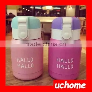 UCHOME Cute Travel Vacuum Mugs Stainless Steel Thermos Bottle Thermos Cup For Children Bouncing Thermos thumbnail-4