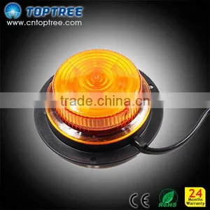 Toptree Amber Rotating Beacon Light 12v for Fire Engine thumbnail-1