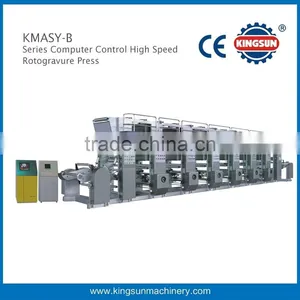 Computer Control High Speed Automatic 8 Color Rotogravure Printing Machines for Sale Good Price thumbnail-1
