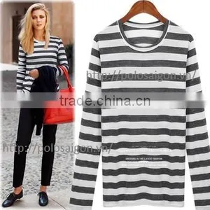T SHIRT WOMEN, LONG SLEEVE, 100% COTTON thumbnail-3