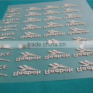 Embossed Silicone Print Heat Transfer on Fabric Raise Rubber Print thumbnail-2