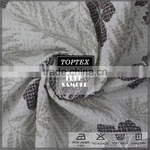 New Design High Quality Printed Seersucker Fabric for Sleep Wear thumbnail-3