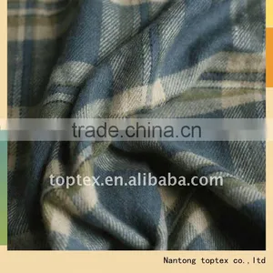 100% Cotton Brushed Flannel Yarn Dyed Fabric thumbnail-1