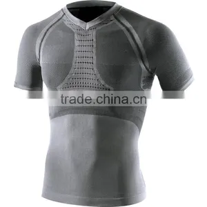 Mens Running Compression Tight Shirt thumbnail-1