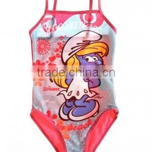Lovely Cartoon Swim Suit Turquoise thumbnail-1