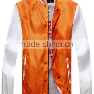Fashion Design Baseball Jacket With Pockets,Cheap Custom Youth Varsity Jackets thumbnail-3