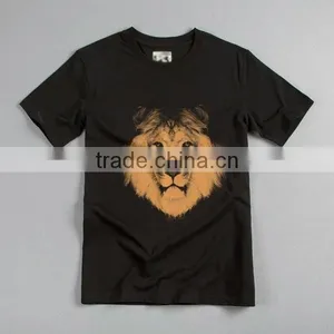 Top Selling Hiphop/Lion/Bones Digital Printing Casual Breathable O-Neck T-Shirt Printing T-shirt thumbnail-2
