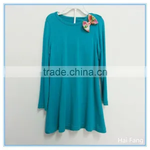 OEM Children Girls Long Sleeve T Shirts, Bowknot T Shirts, O Neck T Shirts thumbnail-4