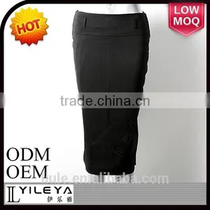 YILEYA Plus Size New Design High Waist Narrow Custom Skirt thumbnail-1