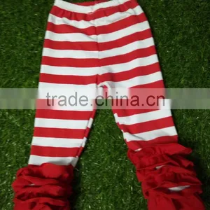 2016 Polka Dots Capris Girls 3/4 Pants New Pants Design for Girl Baby Icing Ruffle Pants thumbnail-1