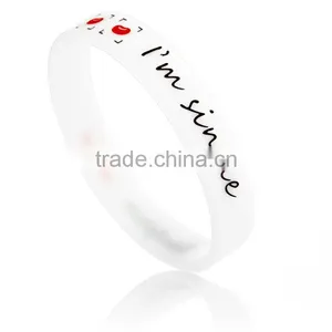 Popular High Quality Custom Printing Silicone Snap Band thumbnail-2