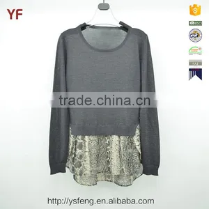 2015 New Fashion Design Of Hand Made Print Sweater For Women thumbnail-1