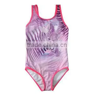 Kids Swimsuit Swimwear One Piece Cut Bow thumbnail-1