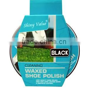 Waxed High Gloss Non Toxic Tin Shoe Polish thumbnail-1