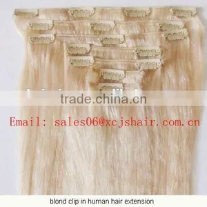 Chinese Remy Clip Hair, Chinese Non Remy Clip on Hair, Indian Non Remy Clip in Hair thumbnail-1