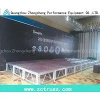 LED Lighting Stage Movable Performance Stage Flexible Plywood Aluminium Lighitng Stage thumbnail-1