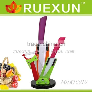 Ceramic Knife Set With Acrylic Block thumbnail-1