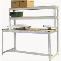 Industrial Metal Shelf Multi Tier Metal Garage Storage Rivet Shelves thumbnail-1