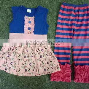 Boutique Summer Outfit Girl Clothing Set Easter Bunny Kids Outfit Baby Clothes Remake Baby Outfit thumbnail-5