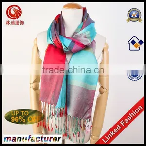 Wholesale Fashionable Lady Cashmere Scarf Factory China BY YiWu Linked Fashion thumbnail-1