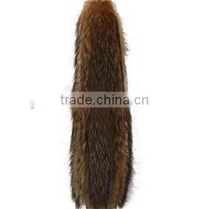 Genuine Quality Raccoon Fur Hood for Coats /raccoon Fur Trim thumbnail-1