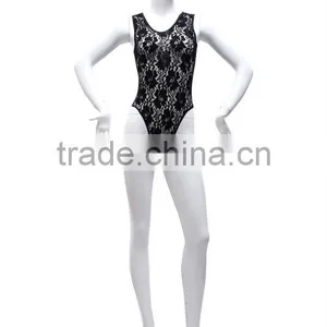 Summer Latest Design Exclusive Wholesale Sexy Jacquard With Rose Lace Open Sheer Short Woman Adjustment Women Body Stocking thumbnail-1
