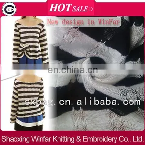 Shaoxing Winfar Woman Dress Jacquard Knit Polyester Rayon Spandex Fabric thumbnail-1