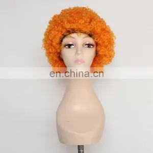 Curly Blonde Afro Clown Wigs FGW-0033 thumbnail-1