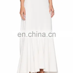 New Fashion White Long Women Skirts China thumbnail-3