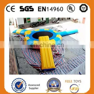 2015 Hot Selling Inflatable Water Game ,inflatable Trampoline,floating Water Games thumbnail-1