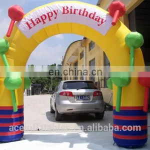 2017 Attractive Inflatable Happy Birthday Arch for Kids thumbnail-1