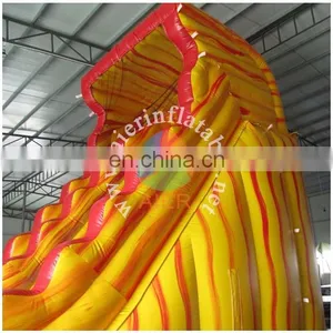 Fantasy Orange Inflatable Water Slide Pool High for Adults Kids thumbnail-5