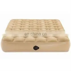 Velvet Flocked Inflatable Bed Air Mattress thumbnail-1
