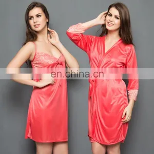 2 Pcs Set Of Nightslip And Robe thumbnail-1