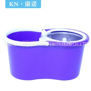 360 Rotation Spin Mop With 2 Mop Heads SS Bucket Reusable Magic Mop Heads thumbnail-4