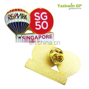 Custom Cheap Lapel Pins With Butterfly Clutch/Cartoon Pig Shape Funny Design Metal Pin thumbnail-3