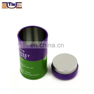 Small Round Tea Tin Box thumbnail-3
