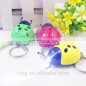 Innovation LED Ladybug Acrylic Keychain Cute Christmas Promotional Items thumbnail-4