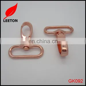 1.5inch Shiny Rose Gold Swivel Snap Hook for Leather Bag thumbnail-4