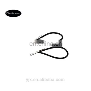 2mm Polyester Elastic String, Elastic Cord With Metal Barb Clip/ Hook/ Ends thumbnail-1